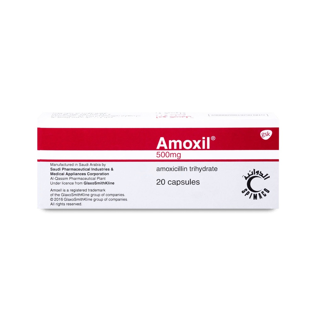 Amoxil 500 mg Capsule 20pcs