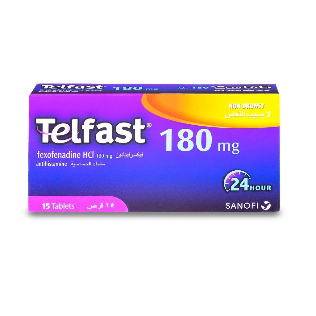 Telfast 180 mg Tablet 15 pcs