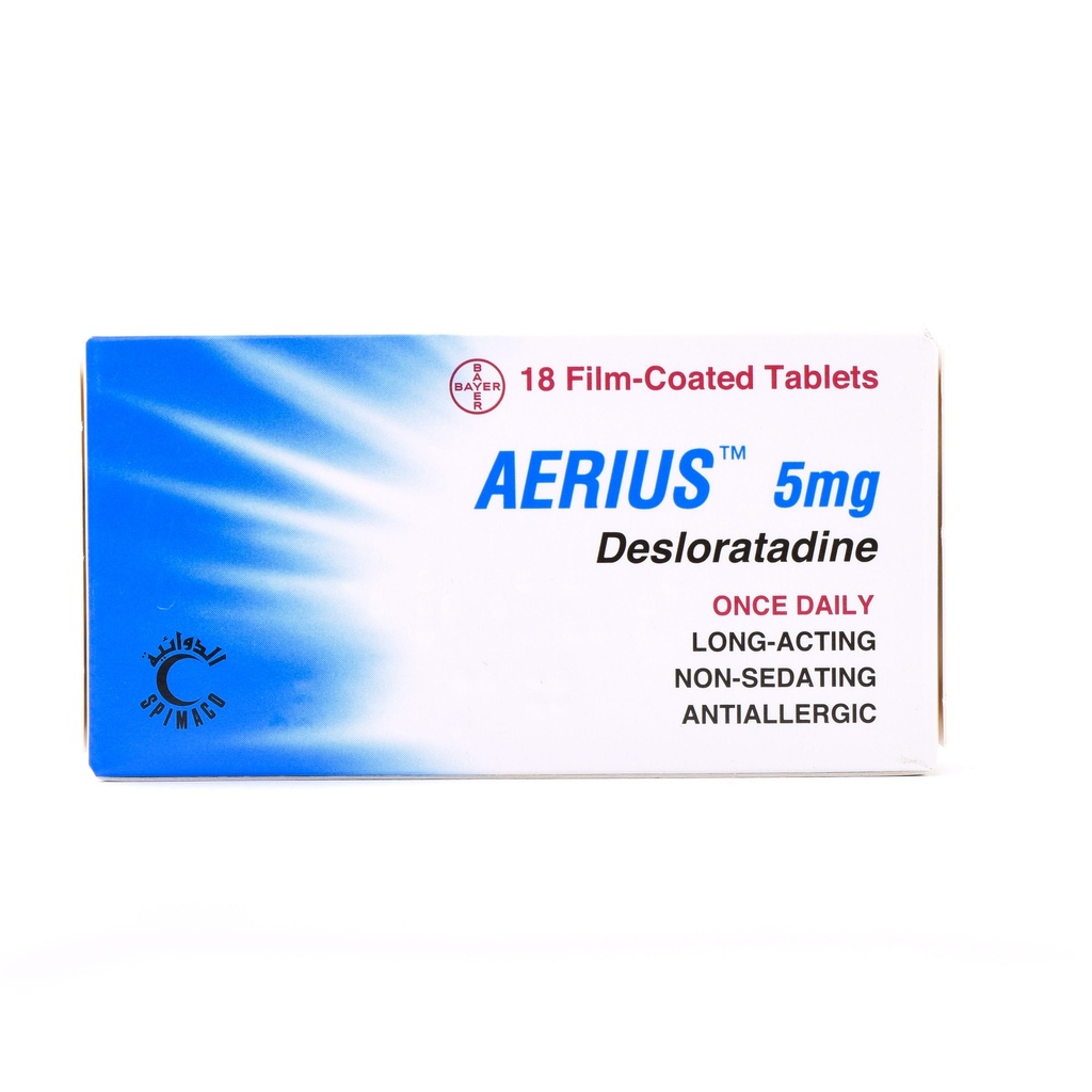 Aerius 5 mg Tablet 18pcs