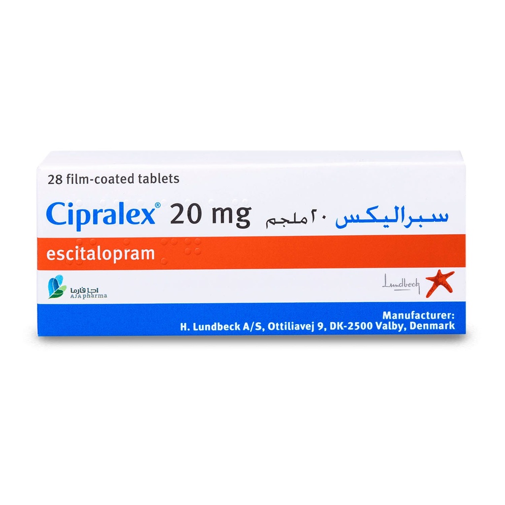 Cipralex 20 mg Tablet 28pcs