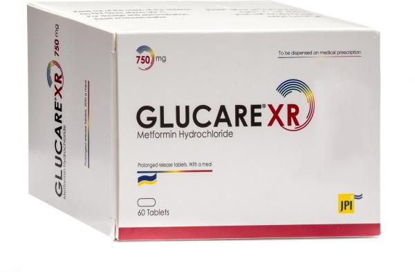 Glucare XR 750 mg 60 Tablet