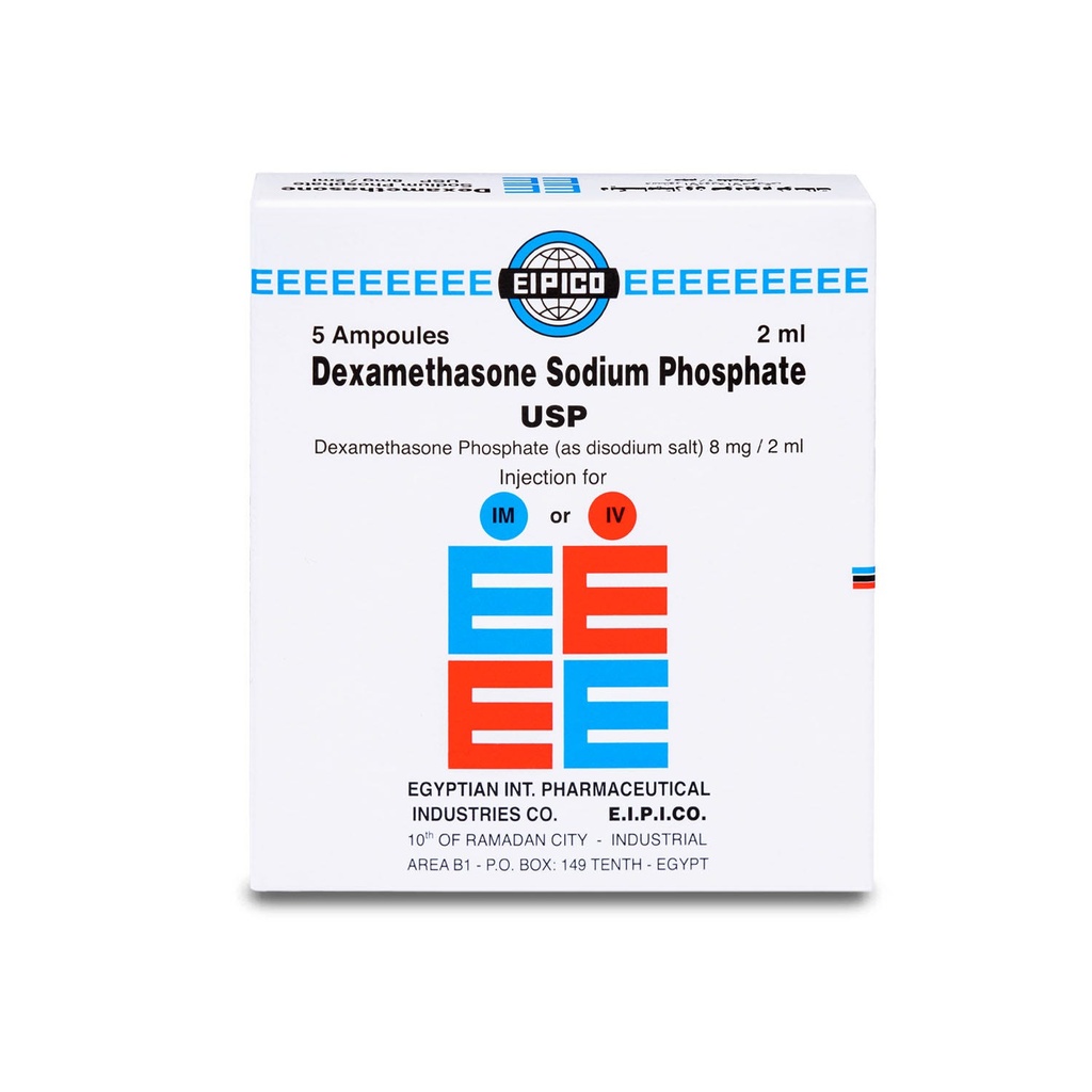 Dexamethazone 8 mg Ampoule 5pcs 2 ml