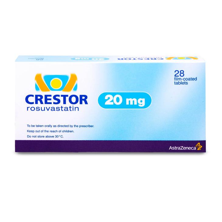 Crestor 20 Mg Film Coated Tablets