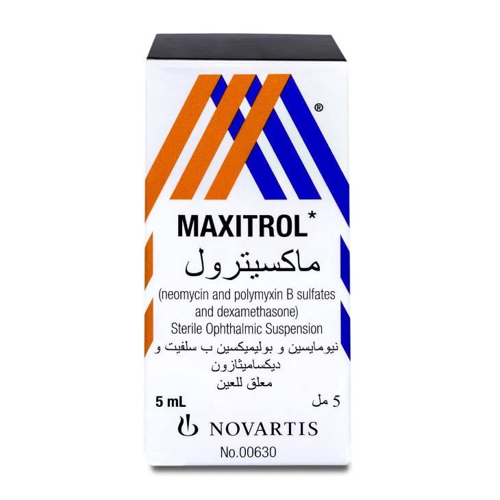 [Neomycin Sulphate, Polymyxin B Sulphate, Dexamethasone] Maxitrol Drops