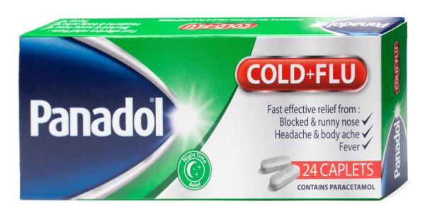 Panadol Cold & Flu Night Caplet (Green)