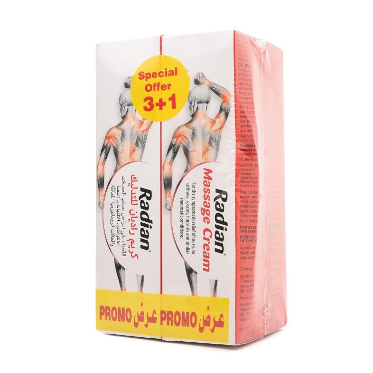 Radian Massage Cream 100 gm (3+1)