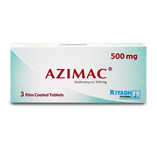 Azimac 500 mg Tablet 3pcs