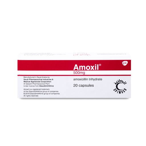 Amoxil 500 mg Capsule 20pcs