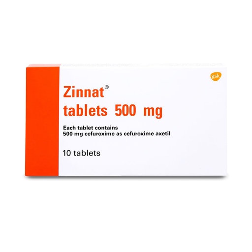 Zinnat 500 mg Tablet 10pcs