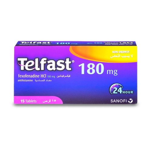 Telfast 180 mg Tablet 15 pcs