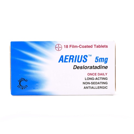 Aerius 5 mg Tablet 18pcs