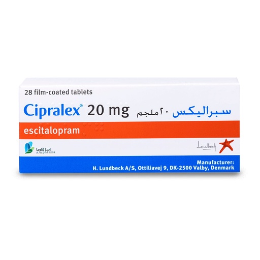 Cipralex 20 mg Tablet 28pcs