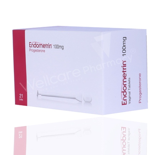Endometrin 100 mg Vaginal Tablets 21 pcs