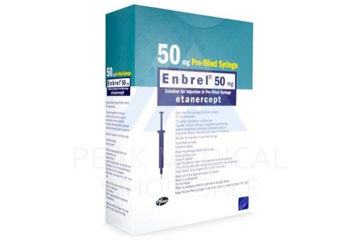 [Refrigerator] Enbrel 50 mg Pre-Filled Syringe 4 pcs