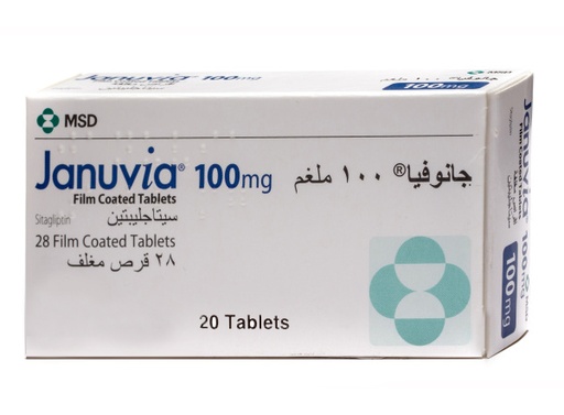 Januvia 100 mg Tablet 28pcs
