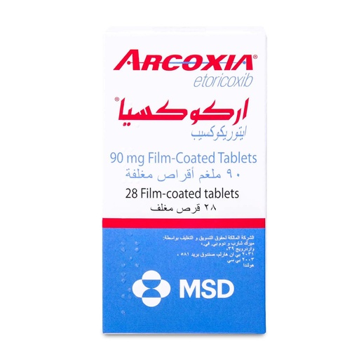 Arcoxia 90 mg Tablet 28pcs