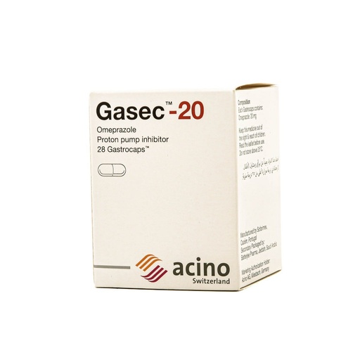 Gasec 20 mg Capsule 28pcs