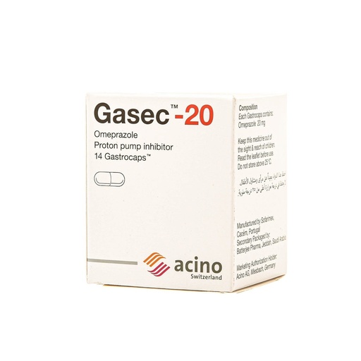 Gasec 20 mg Capsule 14pcs