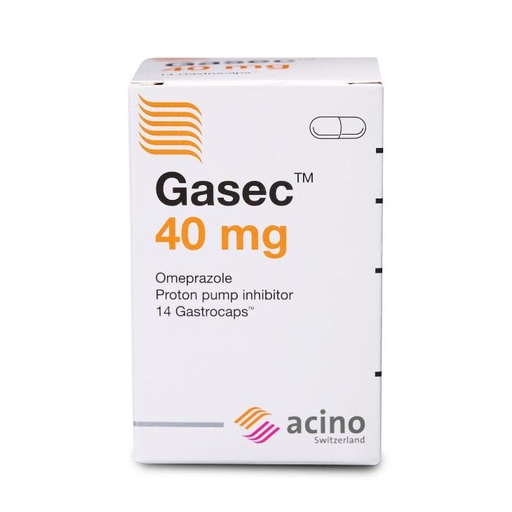 Gasec 40 mg Capsule 14pcs