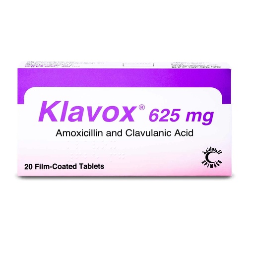 Klavox 625 mg Tablet 20pcs