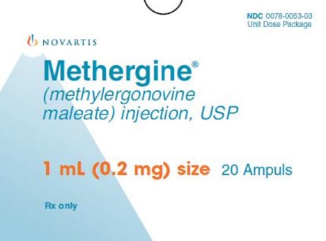 Methergin Ampoule 5 pcs (Refrigerator)