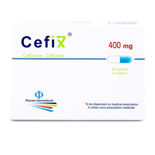 Cefix 400 mg Capsule 6pcs