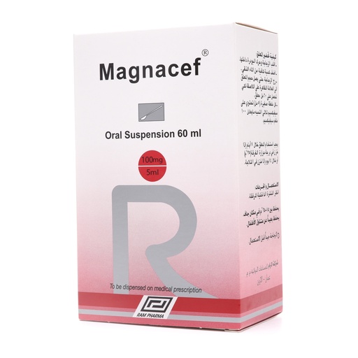 Magnacef 100 mg Suspension 60 ml