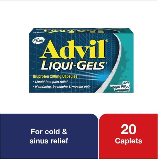 Advil-Cold&Sinus Caplet 20pcs
