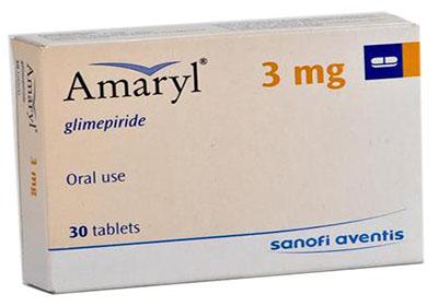 Amaryl 3 mg Tablet 30pcs