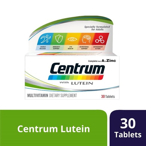 Centrum With Lutein 30 Tab