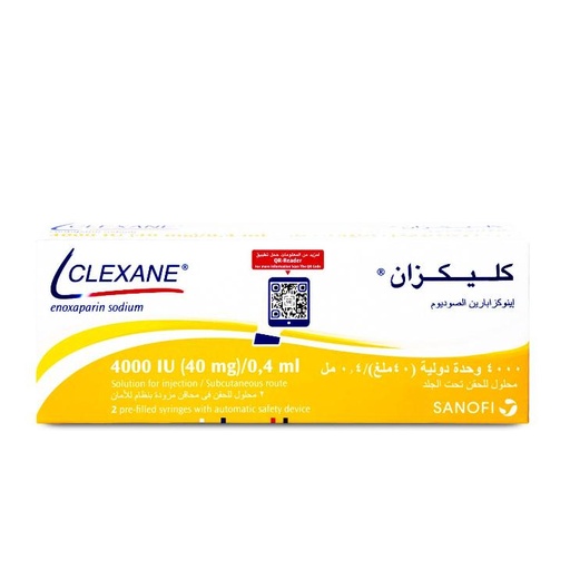 Clexane 40Mg\0.4Ml Prefilled Syringe
