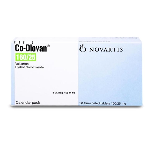Co-Diovan 160/25 mg Tablet 28pcs