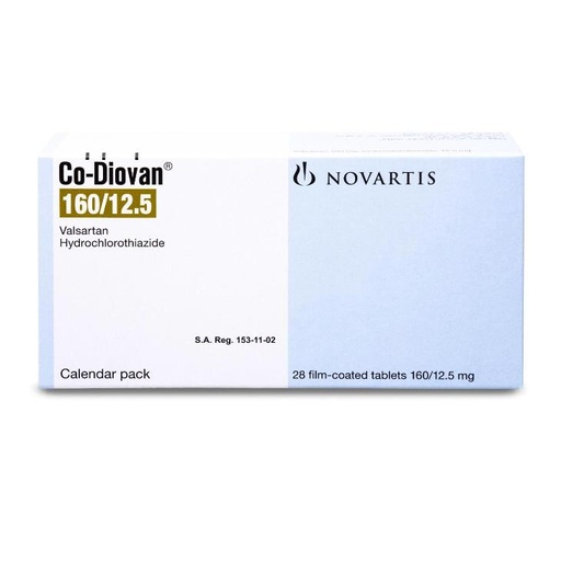 Co-Diovan 160/12.5 mg Tablet 28pcs