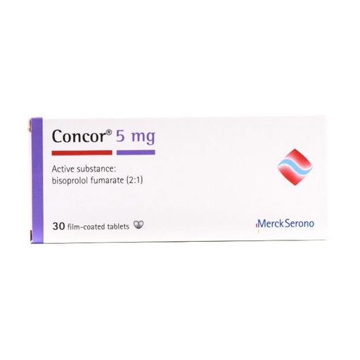 Concor 5 mg Tablet 30pcs