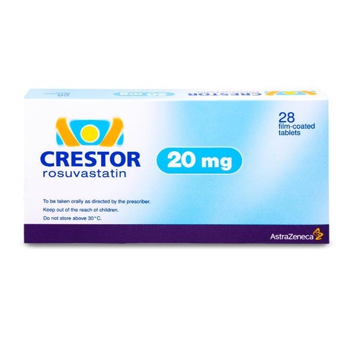Crestor 20 Mg Film Coated Tablets