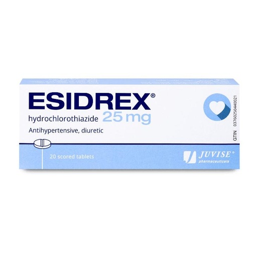 [Hydrochlorothiazide] Esidrex Tab. 25 Mg