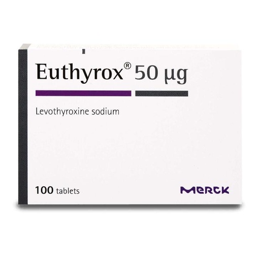 Euthyrox 50 mcg / 100 Tabs 