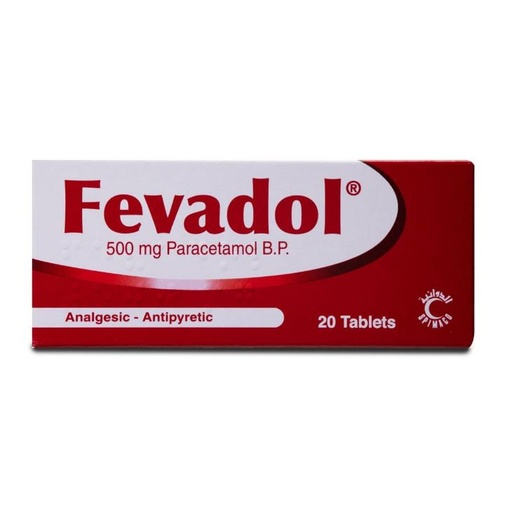 Fevadol 500Mg 20 Tab