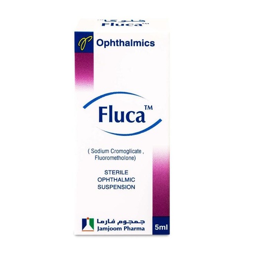 [Fluorometholone, Cromoglycate] Fluca Ophthalmic Susp.
