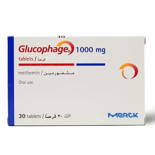 Glucophage 1000 mg Tablet 30pcs