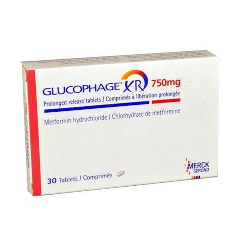 Glucophage XR 750mg Tablets 30