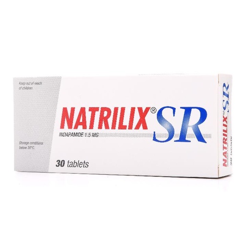 [Indapamide] Natrilix 1.5 MG  S.R TAB 