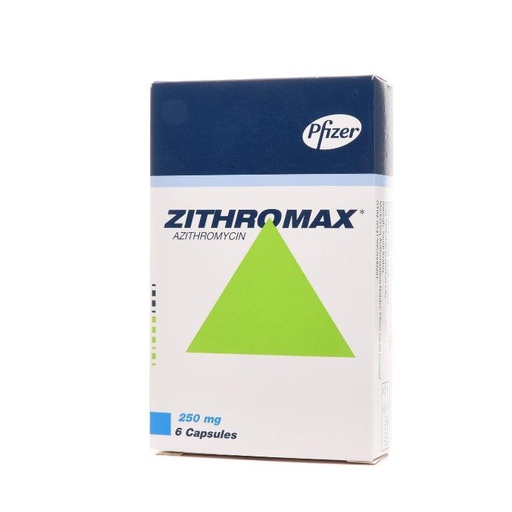 Zithromax 250 mg Capsule 6pcs
