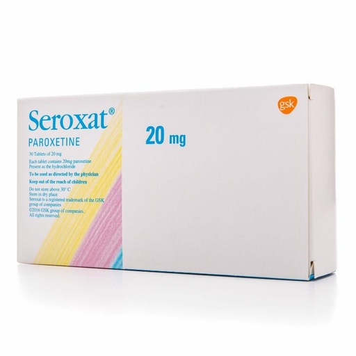 Seroxat 20 mg Tablet 30pcs
